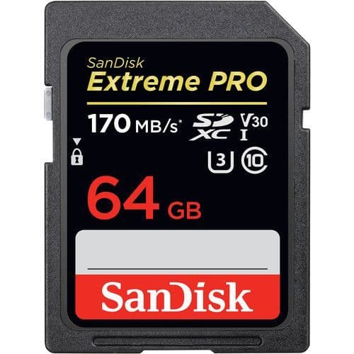 Sandisk 64GB Extreme PRO 170MB/s SDXC